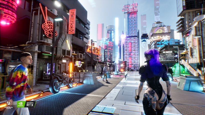 Cyberpunk Unreal Engine 5 by Oscar Creativo -RTX - LUMEN 10