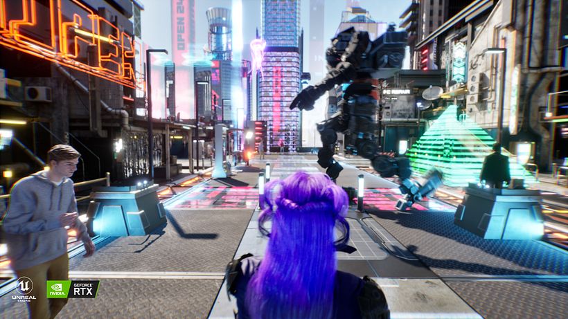 Cyberpunk Unreal Engine 5 by Oscar Creativo -RTX - LUMEN 11