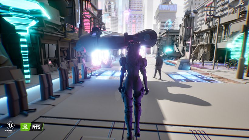 Cyberpunk Unreal Engine 5 by Oscar Creativo -RTX - LUMEN 13