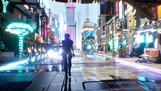 Cyberpunk Unreal Engine 5 by Oscar Creativo -RTX - LUMEN 3