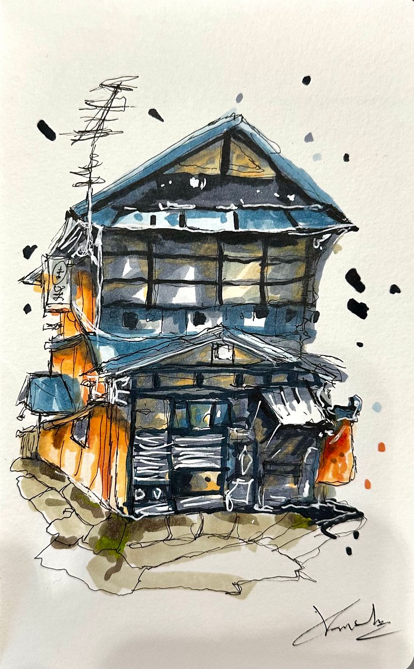 My project for course: Expressive Architectural Sketching with Colored Markers 8