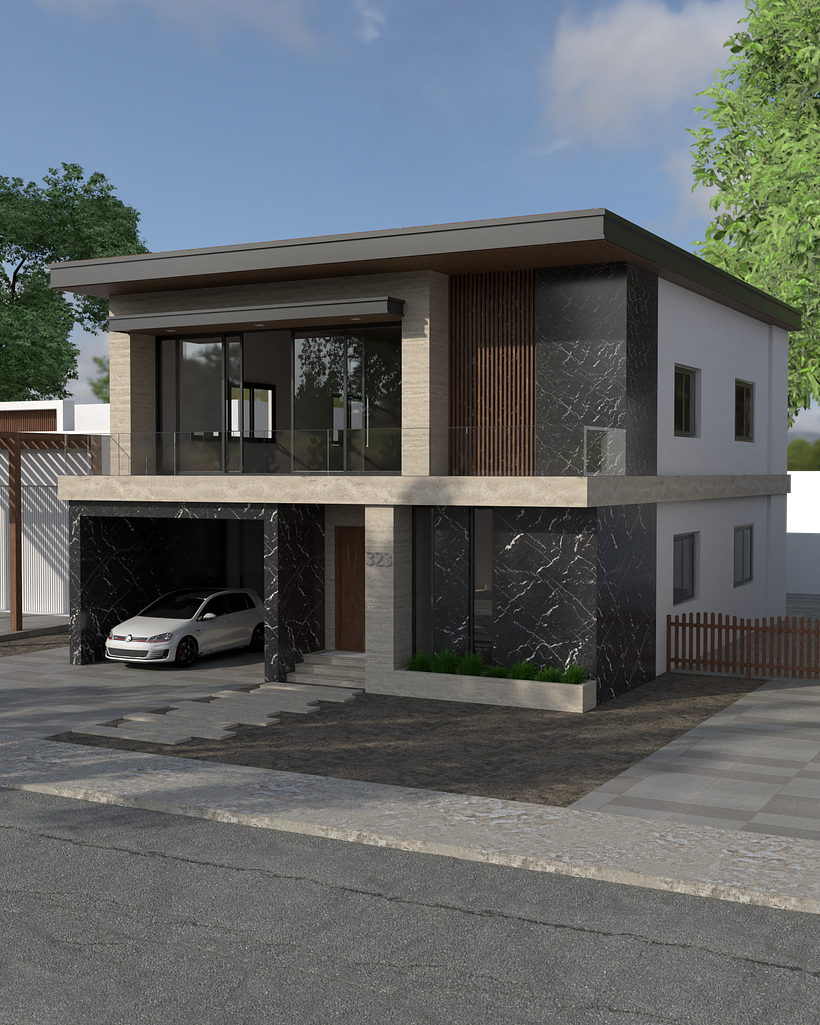 Exterior día casa 323