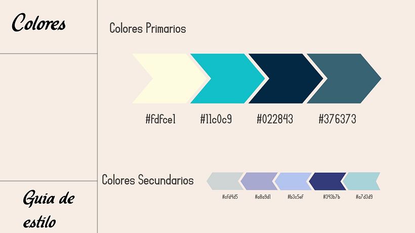 Guía de estilo - colores