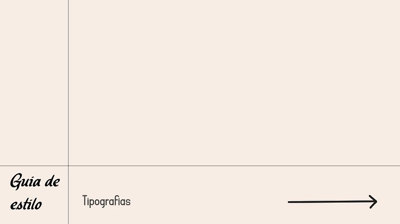Guía de estilo - tipografías