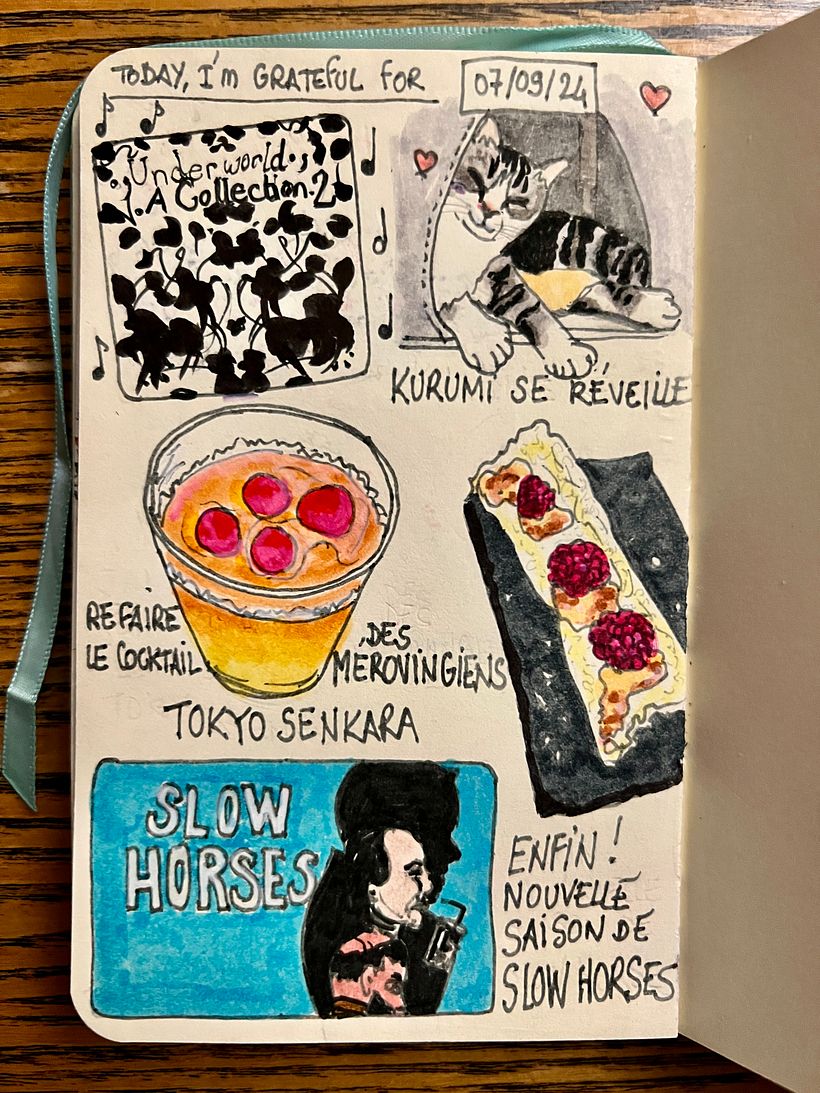 Ascoltando gli Underworld <3 Lamponi sul pane. Sono riuscito a preparare un cocktail Tokyo Senkara! Nuova stagione di Slow Horses