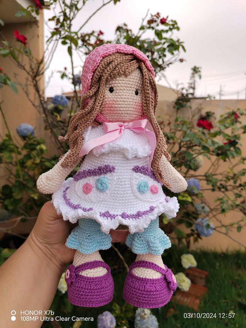 Mi proyecto del curso: Elaboración de muñecas amigurumi románticas 2