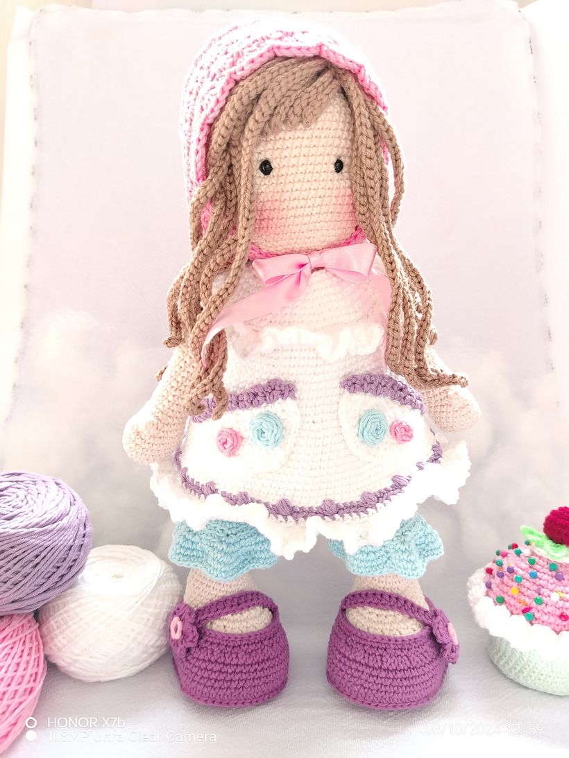 Mi proyecto del curso: Elaboración de muñecas amigurumi románticas 2