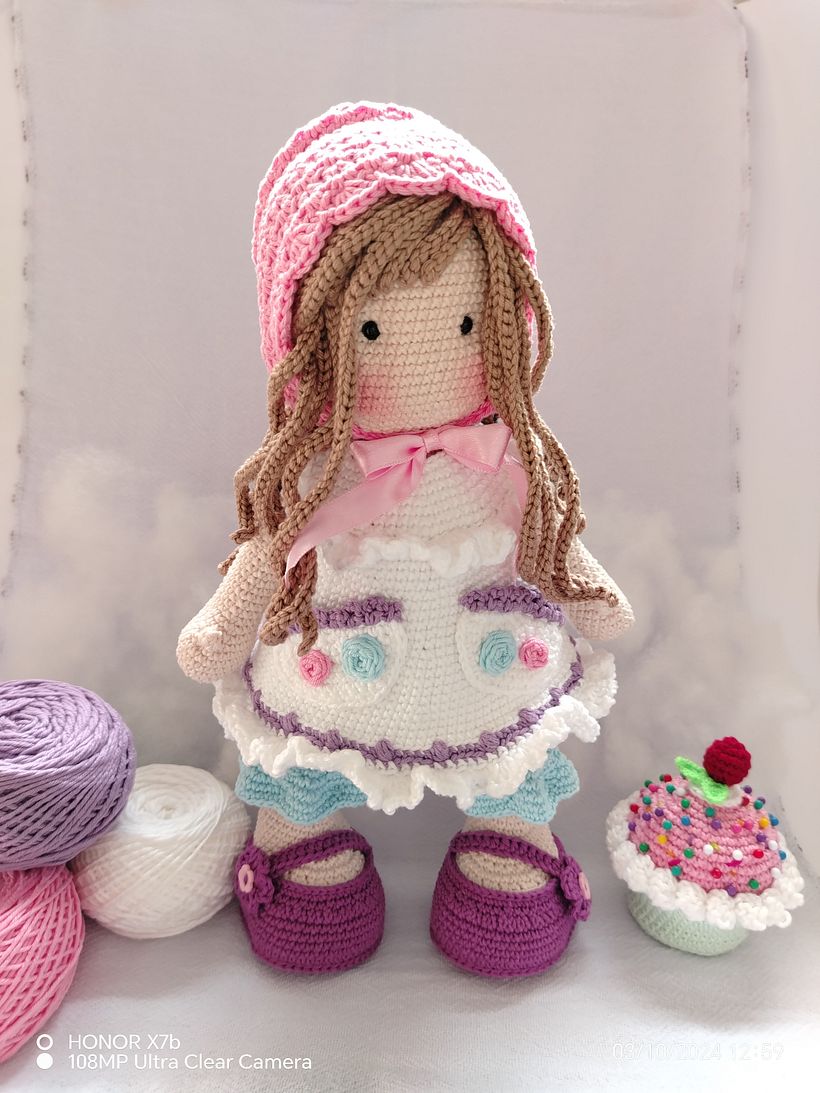 Mi proyecto del curso: Elaboración de muñecas amigurumi románticas 5