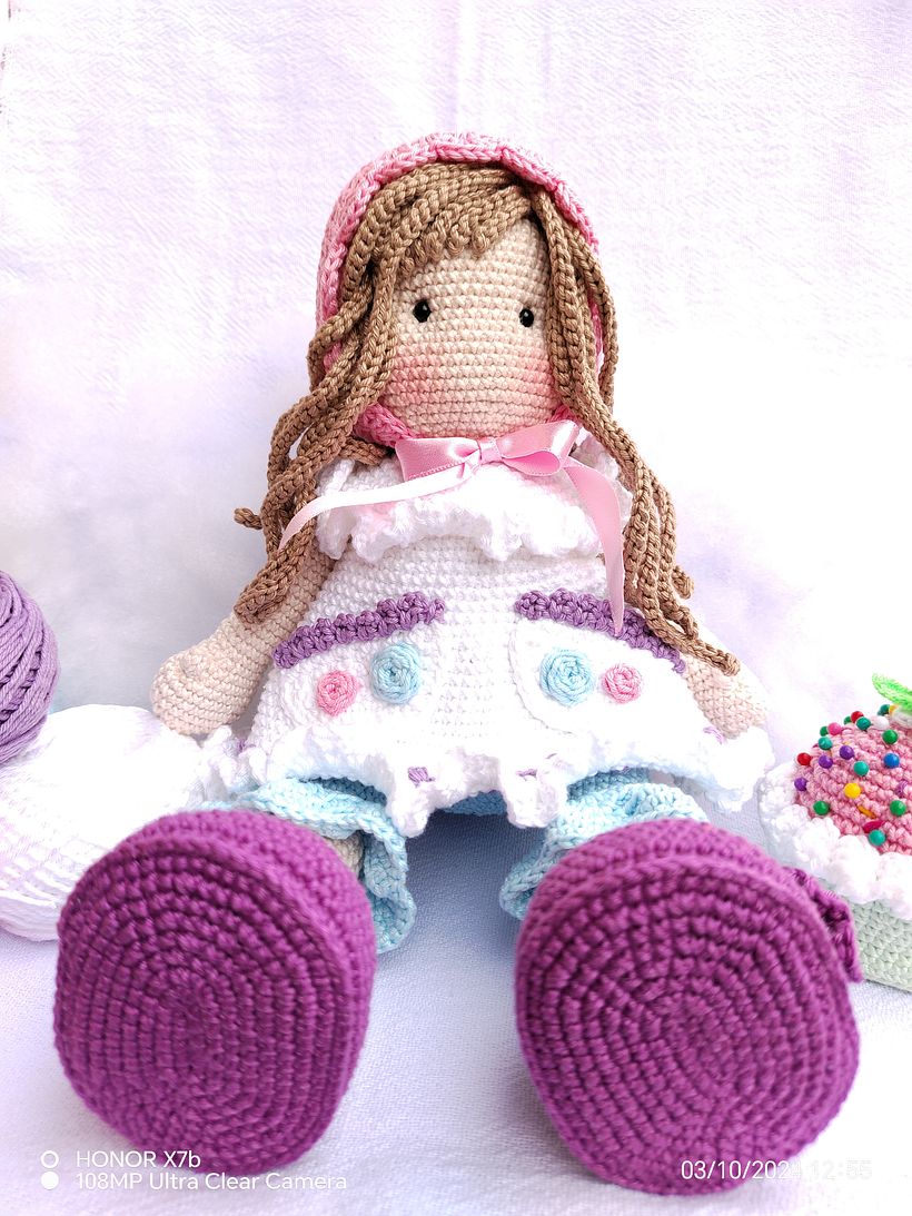 Mi proyecto del curso: Elaboración de muñecas amigurumi románticas 6