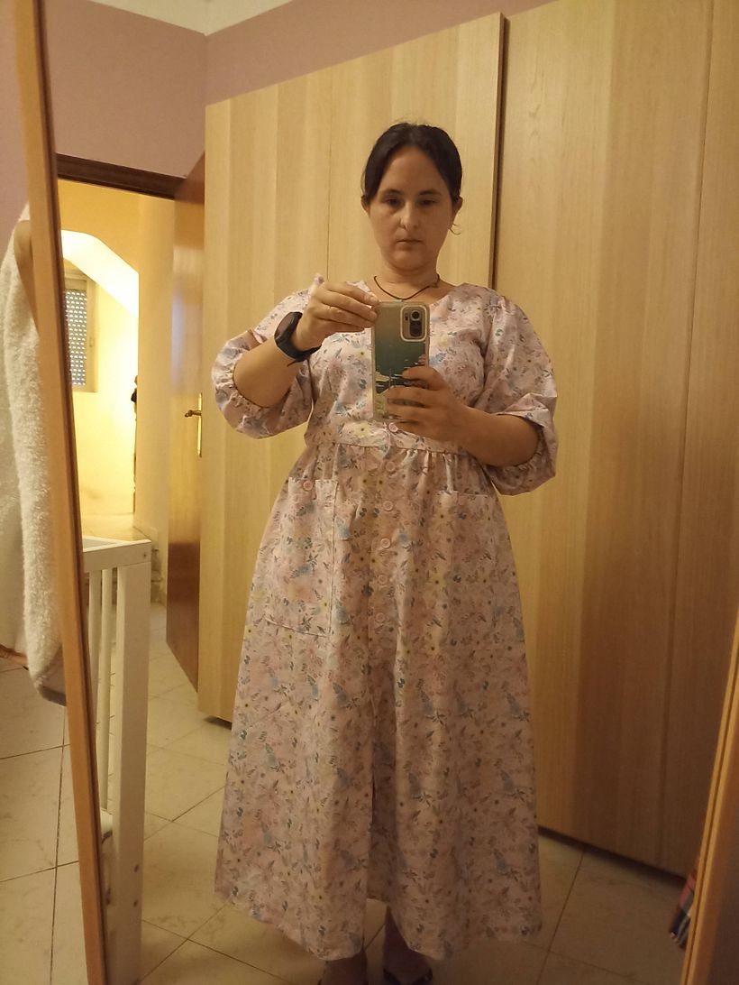 My project for course: Sewing Machine 101: Make Your First Dress 1
