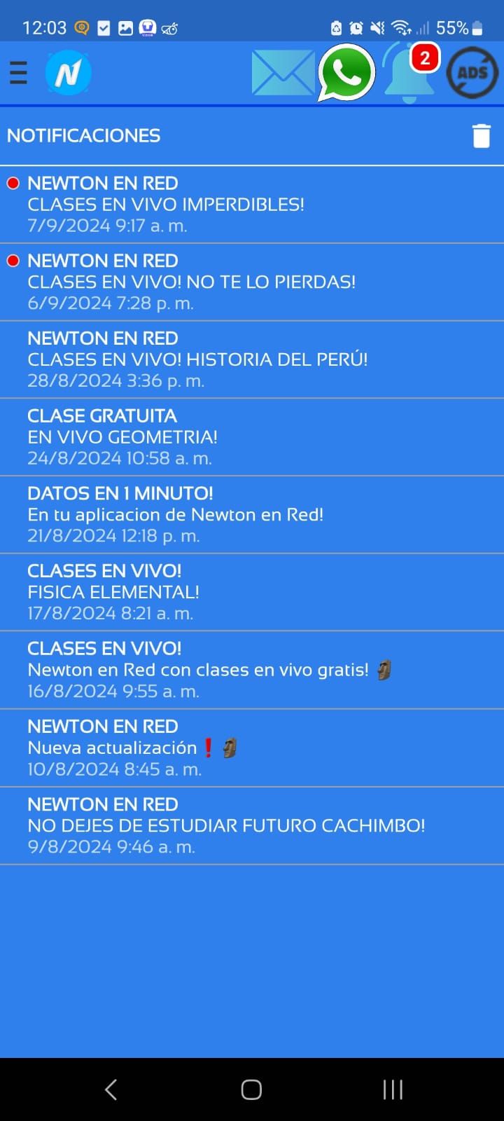 Newton en Red App 3