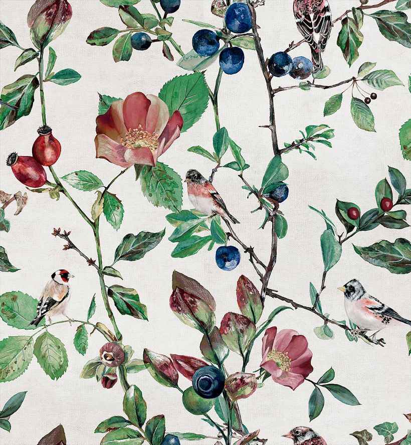 "Naturae" Wallpaper collection with Coordonné - Diseño
