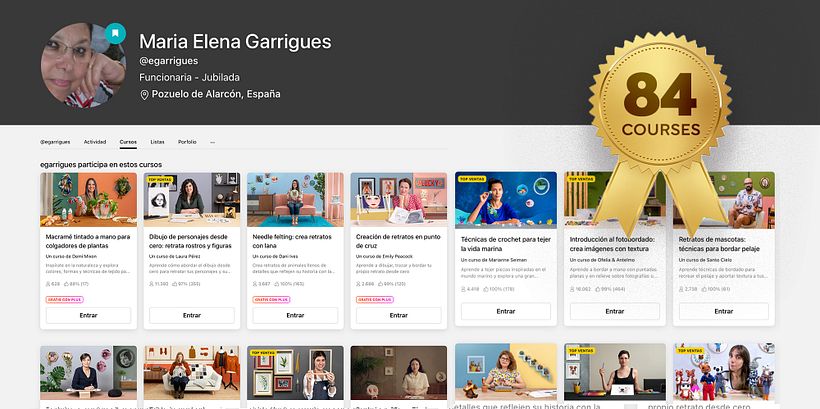 Elena Garrigues: un viaje creativo en la jubilación 1