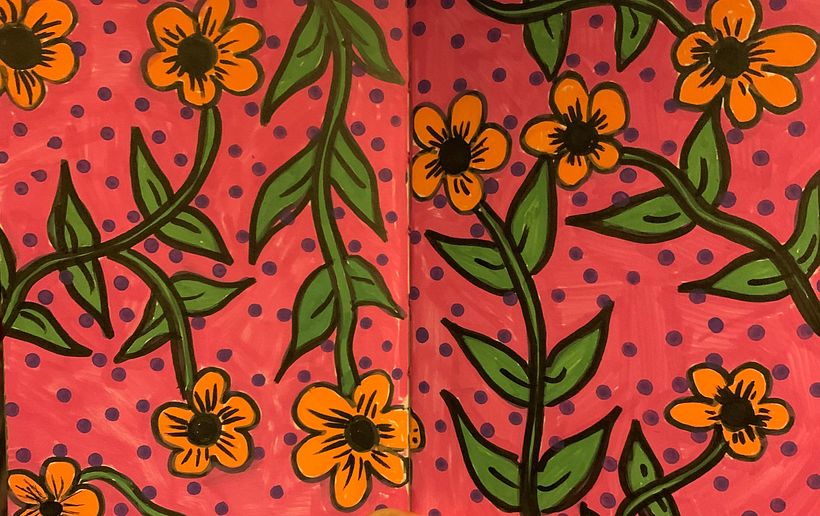 My project for course: Botanical Patterns in a Sketchbook: Conquer the Blank Page 6