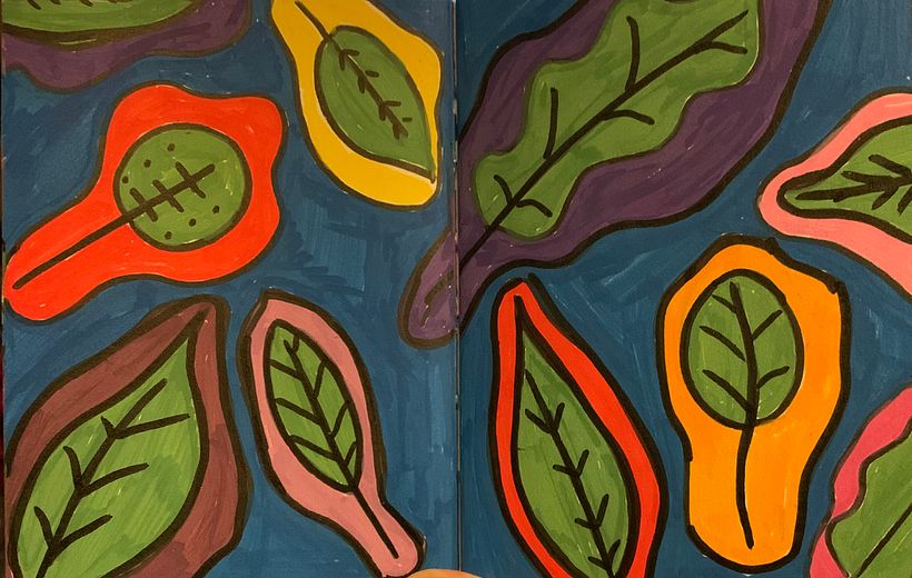 My project for course: Botanical Patterns in a Sketchbook: Conquer the Blank Page 5