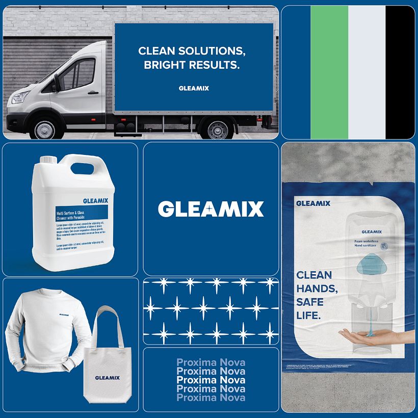 My project for course: Art Direction for Creative Visual Branding - GLEAMIX 2