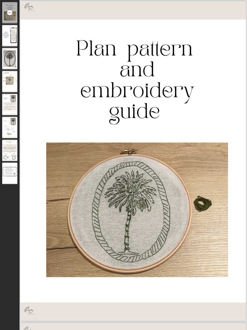 My project for course: Embroidery Pattern Design 5