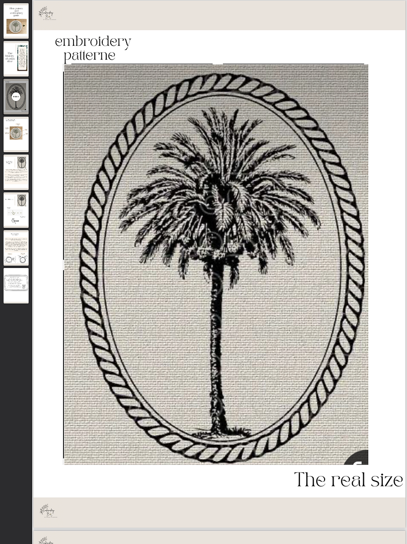 My project for course: Embroidery Pattern Design 7
