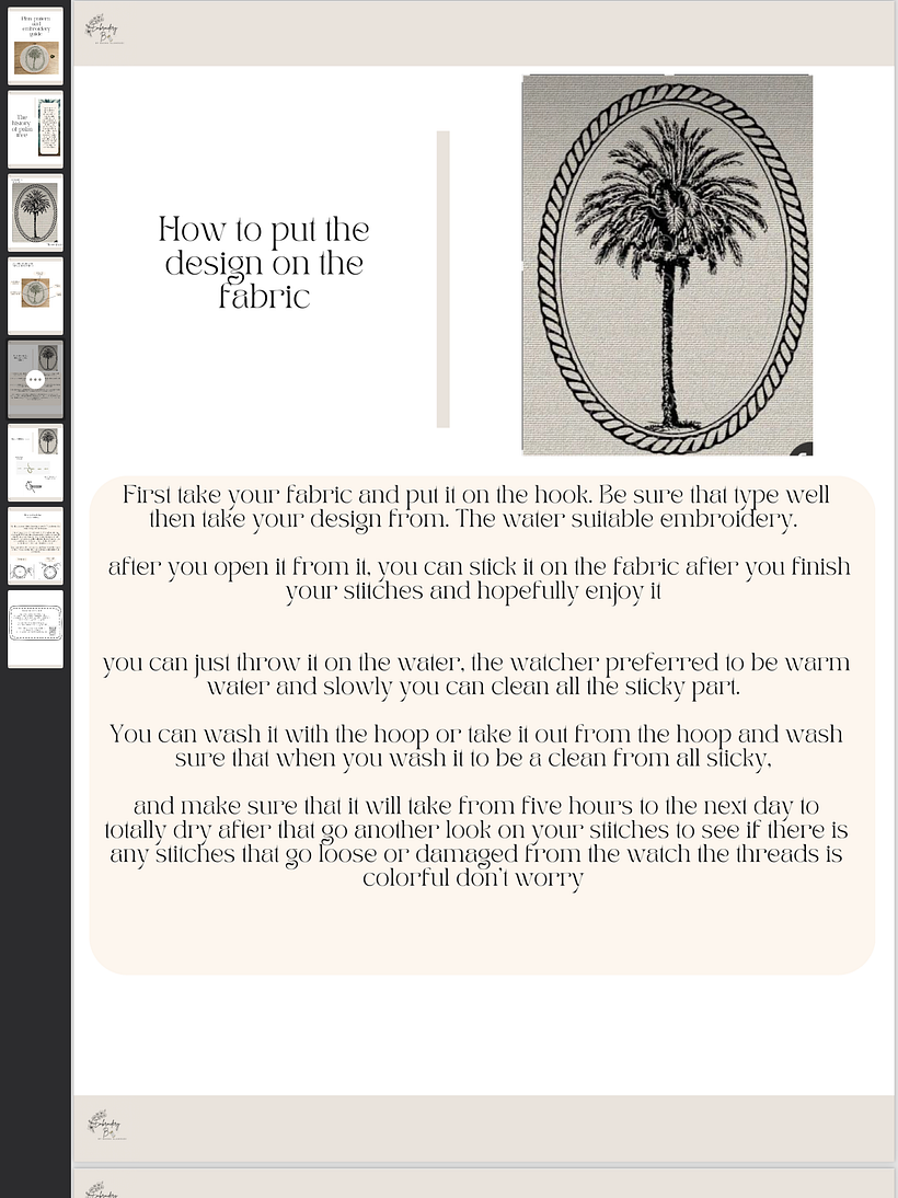 My project for course: Embroidery Pattern Design 9
