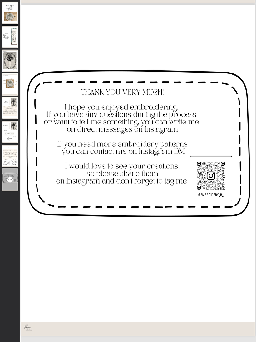 My project for course: Embroidery Pattern Design 12