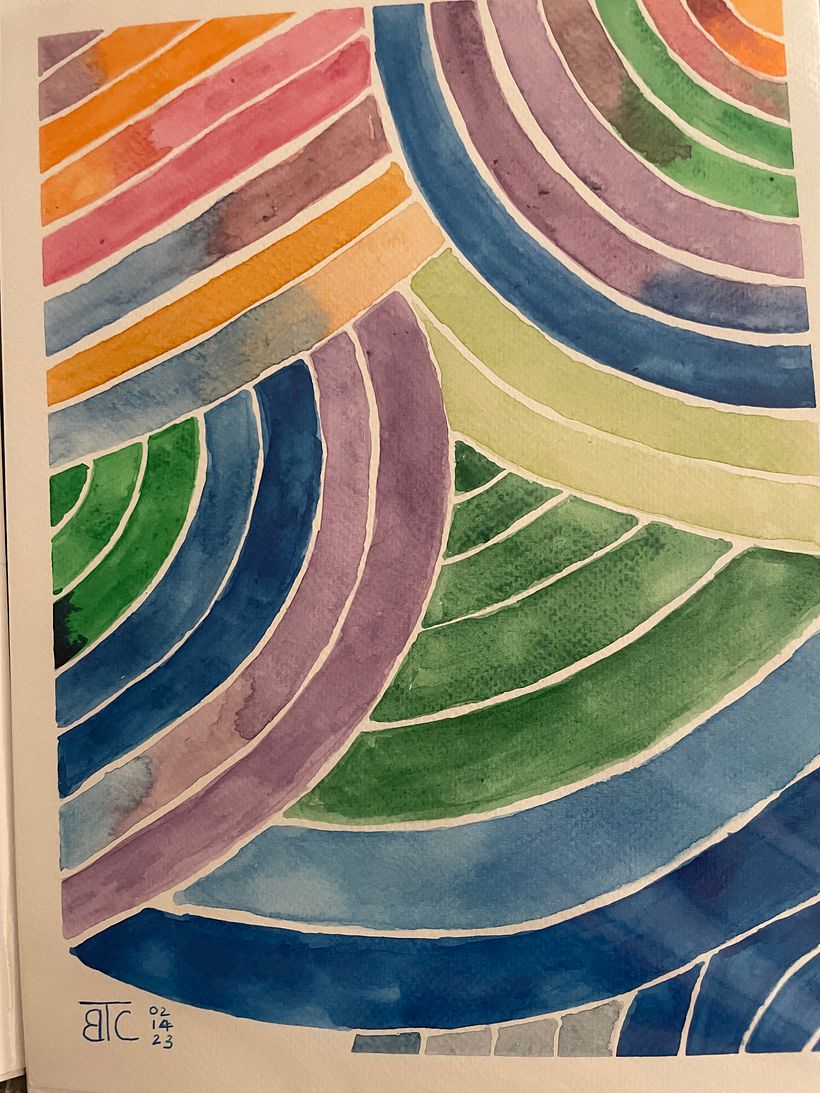 My project for course: Modern Watercolor Techniques 3