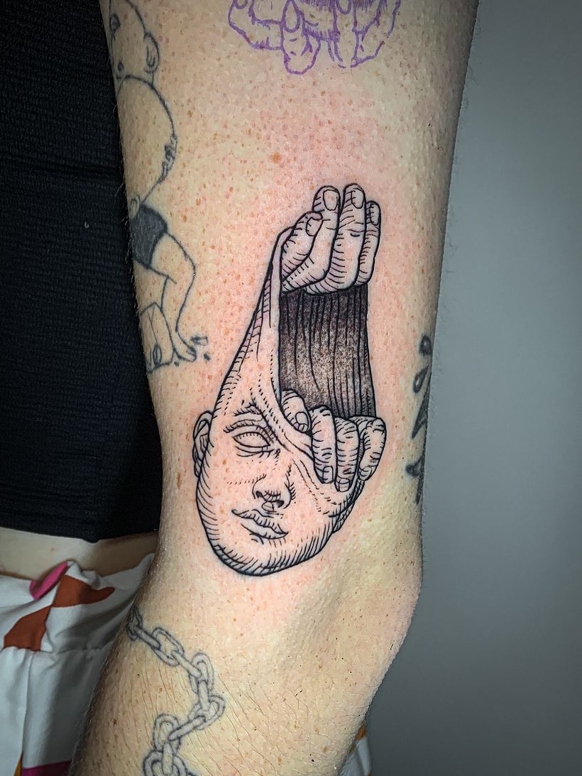 Meu projeto do curso: Introdução a tatuagem com estilo gravura 2