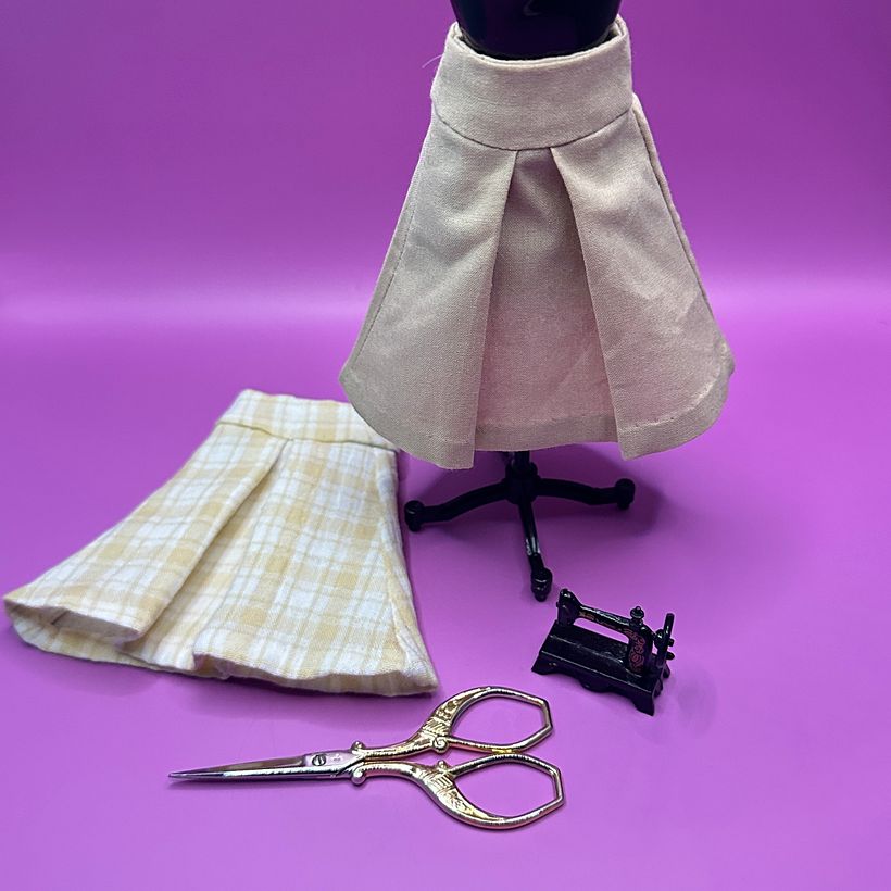 Falda con tablón