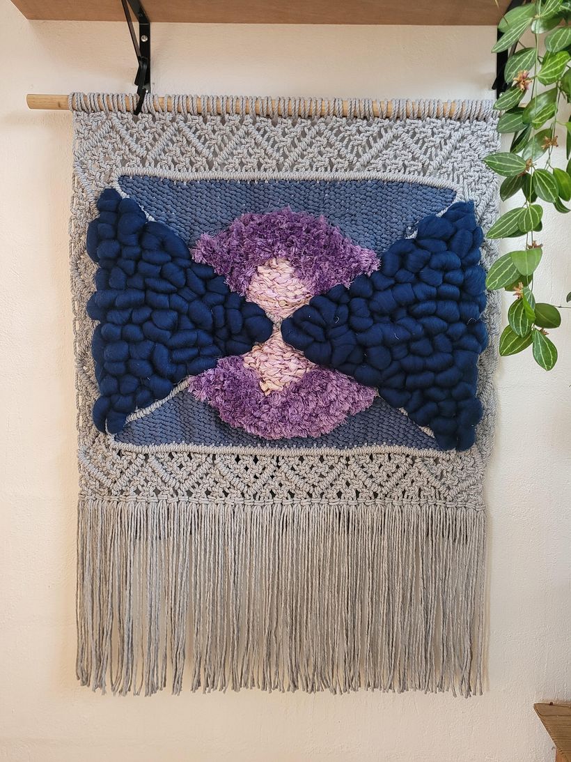 My project for course: Intro to Macraweaving: Make a Wall Hanging 2
