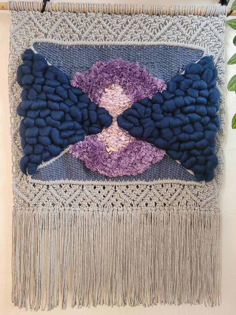 My project for course: Intro to Macraweaving: Make a Wall Hanging 3