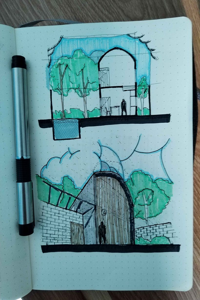 My project for course: Daily Sketching for Architects - Arquitectura