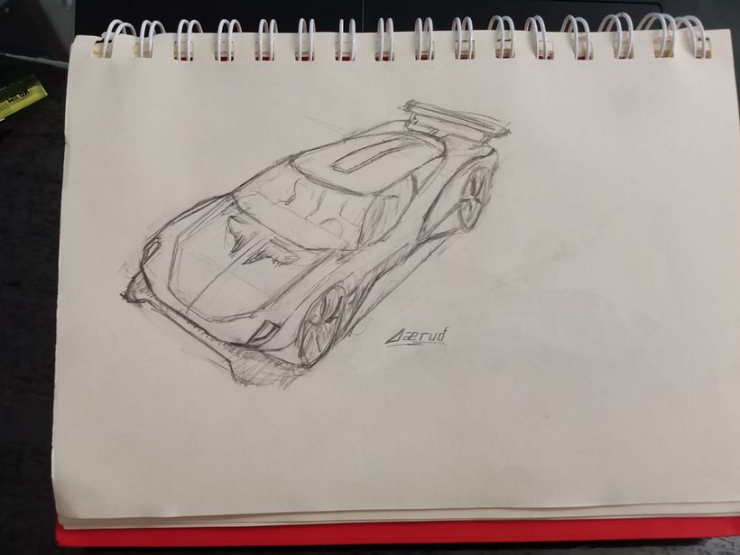 My project for course: Car Design sketching 1