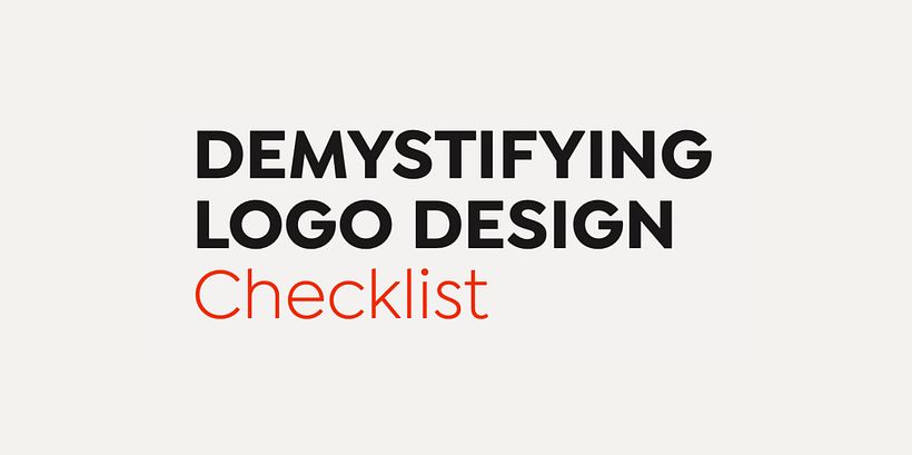 Logo Design Checklist
