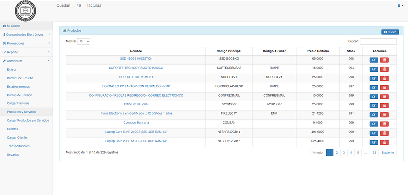 Facturacion Electronica de Ecuador 3
