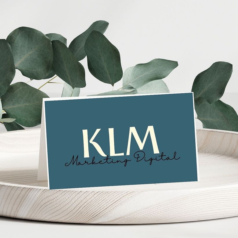 Mockup tarjeta de visita