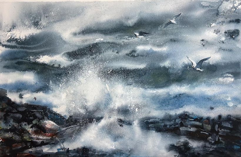 Imaginary seascape 1