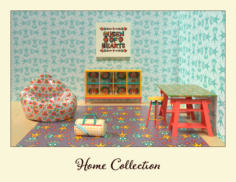 Project: The Garden of the Queen of Hearts Home Collection 5