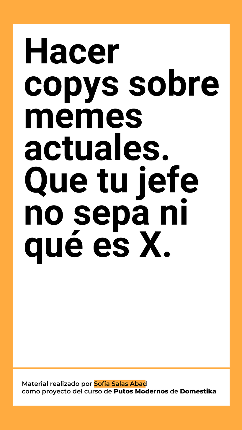 Mi proyecto del curso: Copywriting para copywriters 2