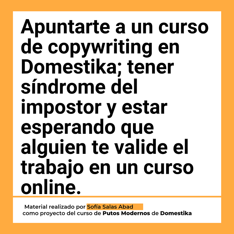 Mi proyecto del curso: Copywriting para copywriters 4