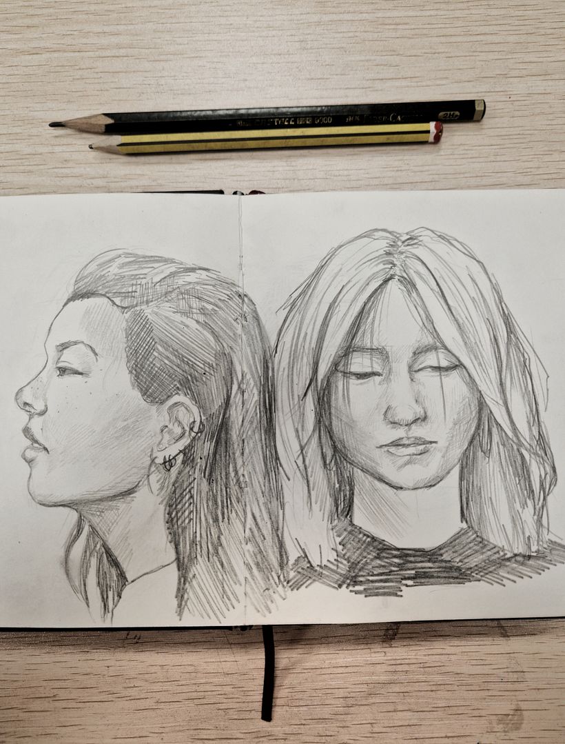 Mi proyecto del curso: Sketchbook de retrato: explora el rostro humano 2