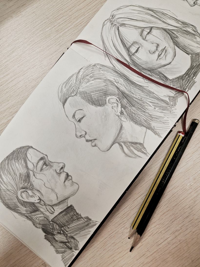 Mi proyecto del curso: Sketchbook de retrato: explora el rostro humano 4