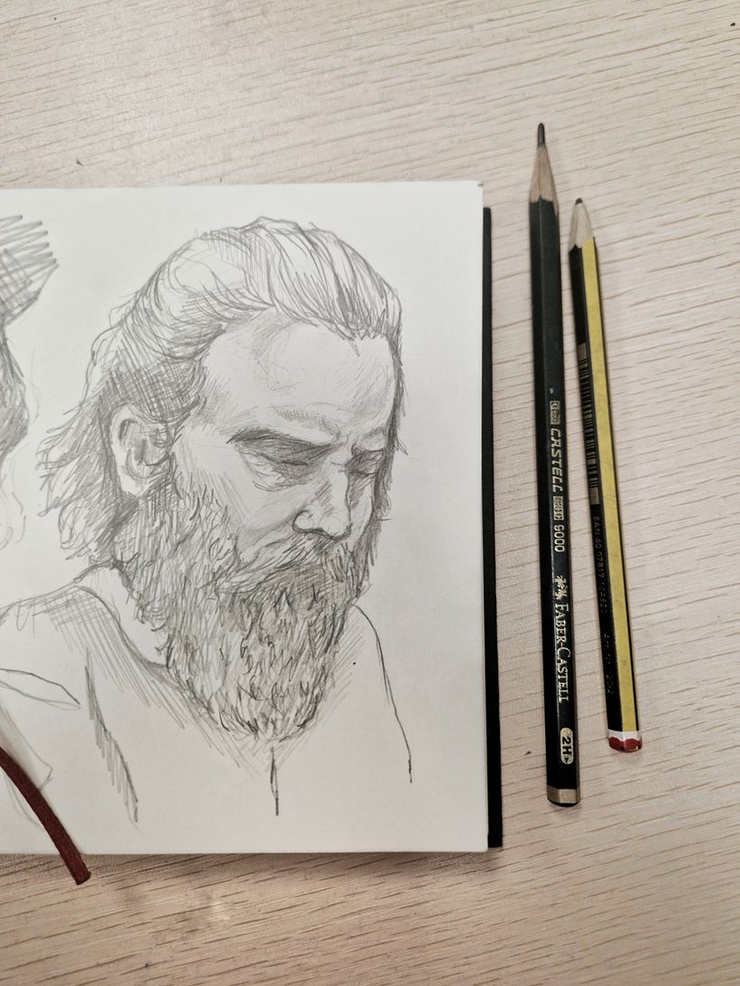 Mi proyecto del curso: Sketchbook de retrato: explora el rostro humano 8