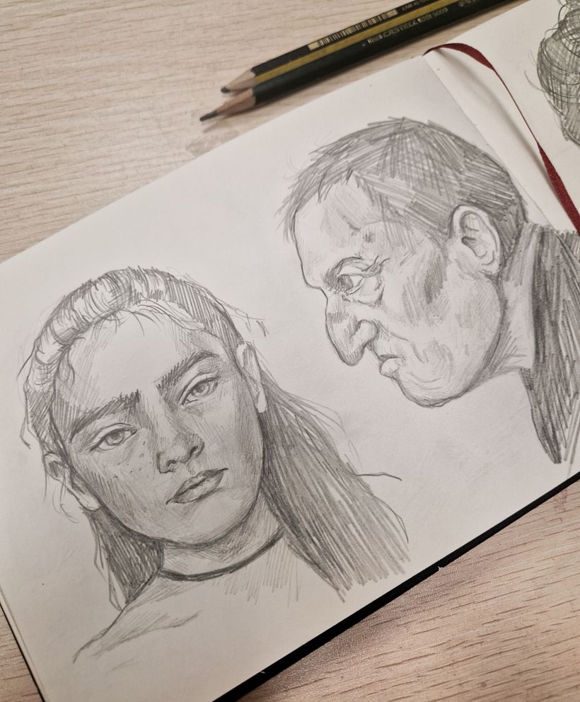 Mi proyecto del curso: Sketchbook de retrato: explora el rostro humano 9
