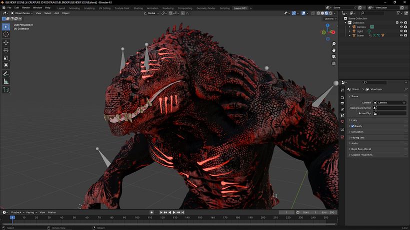 CREATURE CHARACTER 3D UNREAL ENGINE 5 BY Oscar Creativo - Diseño