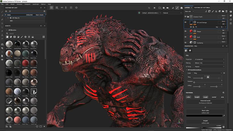CREATURE CHARACTER 3D UNREAL ENGINE 5 BY Oscar Creativo - Diseño