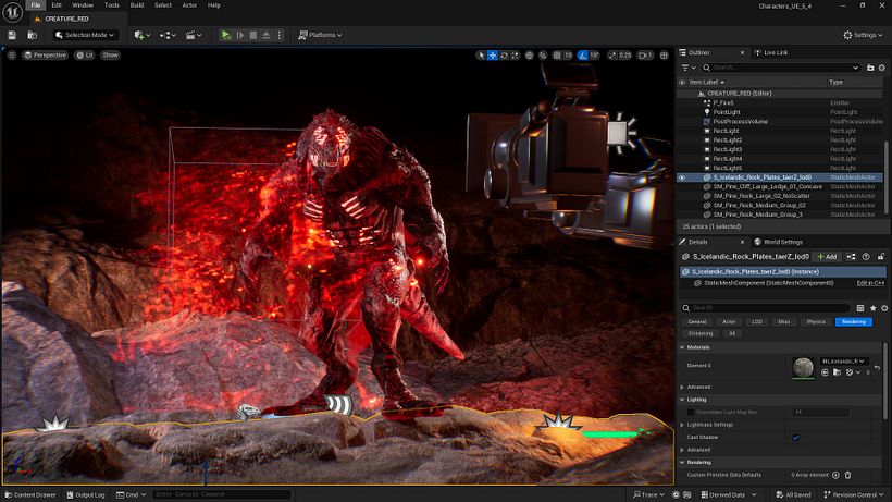 CREATURE CHARACTER 3D UNREAL ENGINE 5 BY Oscar Creativo - Diseño