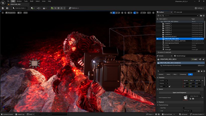 CREATURE CHARACTER 3D UNREAL ENGINE 5 BY Oscar Creativo - Diseño