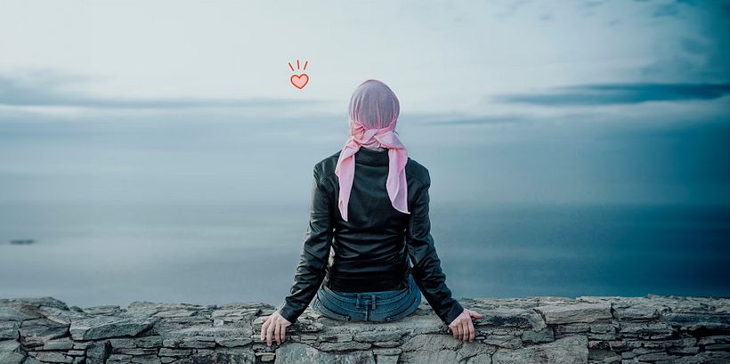 Foto de concienciación sobre el cáncer de mama, extraída de Cosmopolitan.