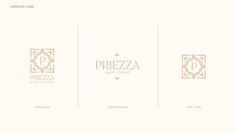 Priezza gelati e lievitati - Visual branding 4