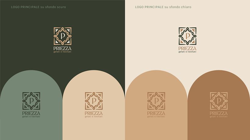 Priezza gelati e lievitati - Visual branding 5