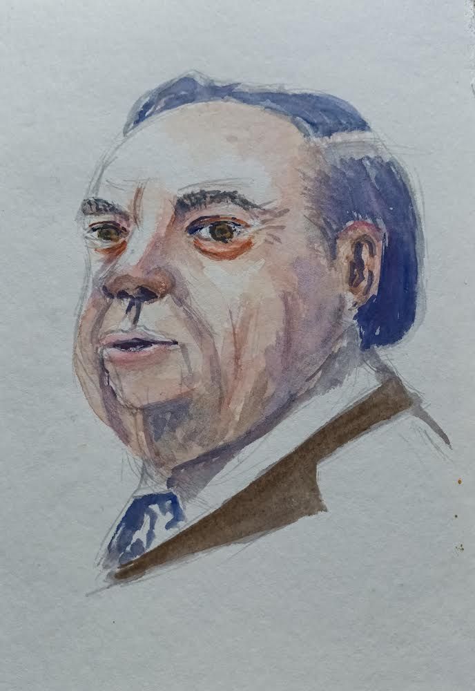 My project for course: Watercolor Portrait Sketchbook 1